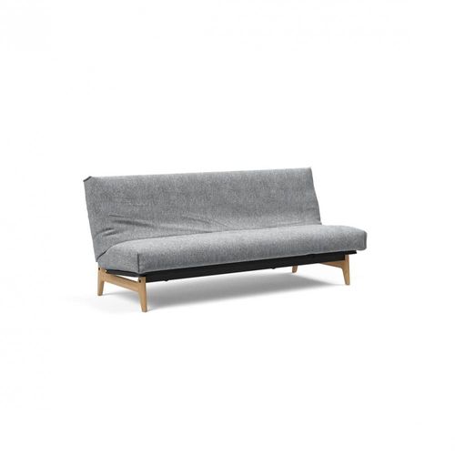 Canapé Lit Aslak 120 Nordic Cover Soft Spring Tissu 565 Twist Granit