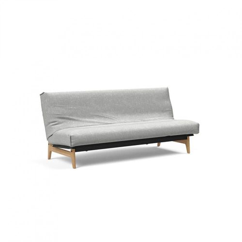 Canapé Lit Aslak 120 Nordic Cover Soft Spring Tissu 590 Micro Check Grey