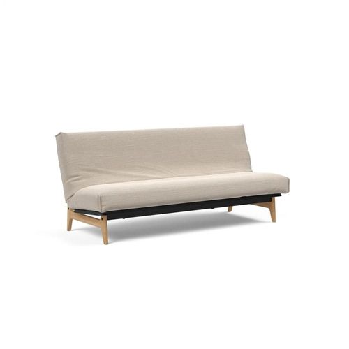 Canapé Lit Aslak 120 Nordic Cover Soft Spring Tissu 612 Blida Sand Grey