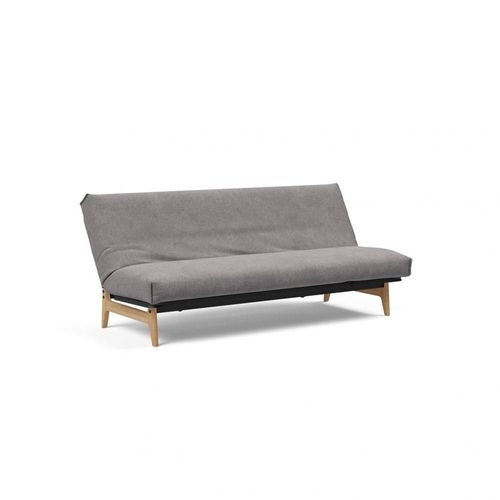 Canapé Lit Aslak 120 Nordic Cover Soft Spring Tissu 217 Gris Claire
