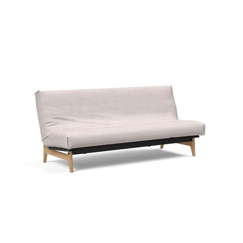 Canapé Lit Aslak 120 Nordic Cover Soft Spring Tissu 300 Weda Sand