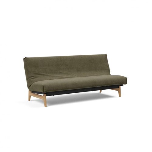Canapé Lit Aslak 120 Nordic Cover Soft Spring Tissu 316 Cordufine Pine Green