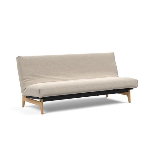 Canapé Lit Aslak 120 Nordic Cover Soft Spring Tissu 612 Blida Sand Grey