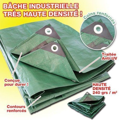 Bâche industrielle 240 g/m2 ultra lourde
