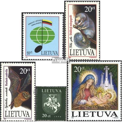 Lituanie 560,566-567,571,572 (Complète.Edition.) Neuf Avec Gomme Originale 1994 Timbres Spéciaux