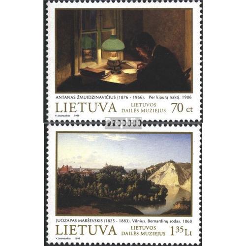 Lituanie 678-679 (Complète.Edition.) Neuf Avec Gomme Originale 1998 Peintures