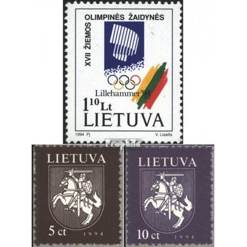 Lituanie 547,553-554 (Édition Complète) Neuf 1994 Timbres Spéciaux