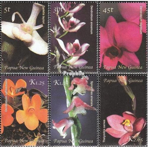 Papouasie-Nouvelle-Guinée 942-947 Neuf 2002 Orchidées