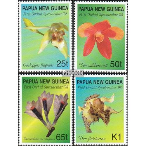 Papouasie-Nouvelle-Guinée 828-831 Neuf 1998 Orchidées