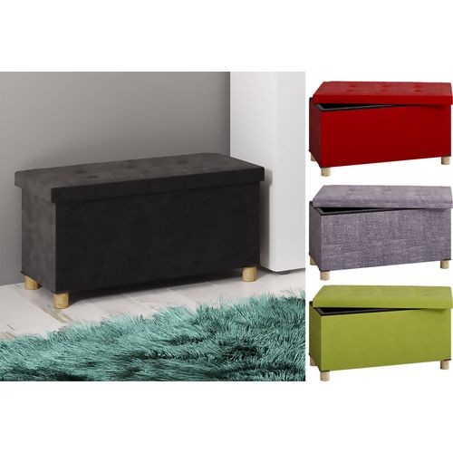 Vcm Tissu Coffre De Siège Banc Coffre Caisse De Rangement Ottomane Sizos L Tissu Coffre De Siège Banc Coffre Caisse De Rangement Ottomane Sizos L