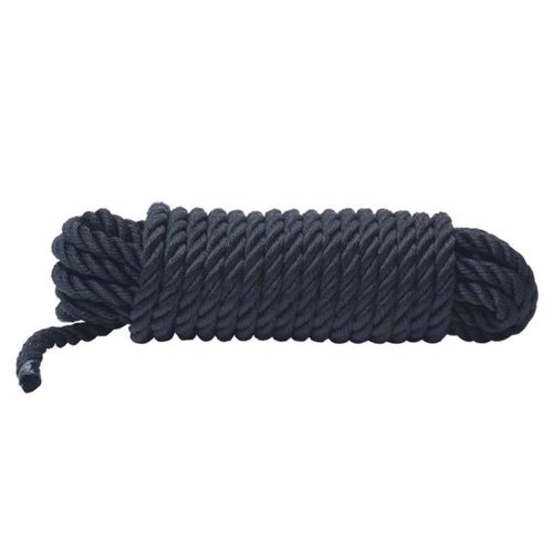 Corde noire polyester 10 mètres WERKA PRO