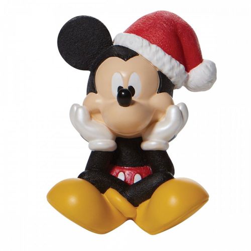 Enesco - Disney Mini Figurine De Noël Mickey Mouse