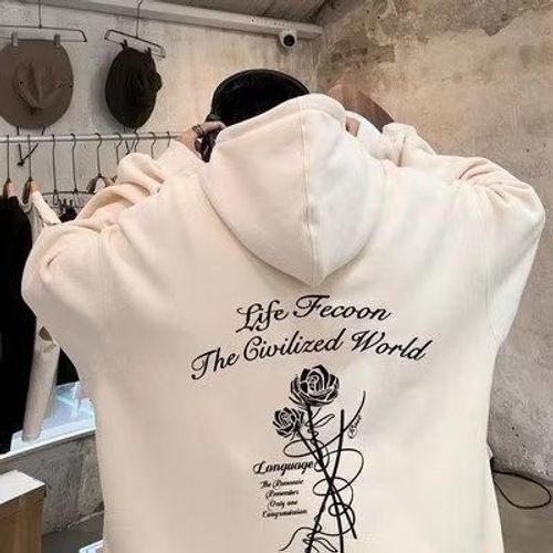 Chapeau En Feutre Imprimé Rétro Américain Pour Hommes,Vêtements De Style Vin Rouge,Manteau De Chimrapote Floqué,Automne Et Hiver,Printemps Et Automne