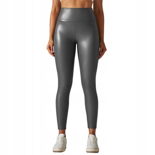 Pantalon De Yoga Leggings En Cuir Pour Femme Avec