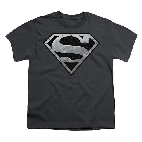 Superman Super Metallic Shield Youth T-Shirt