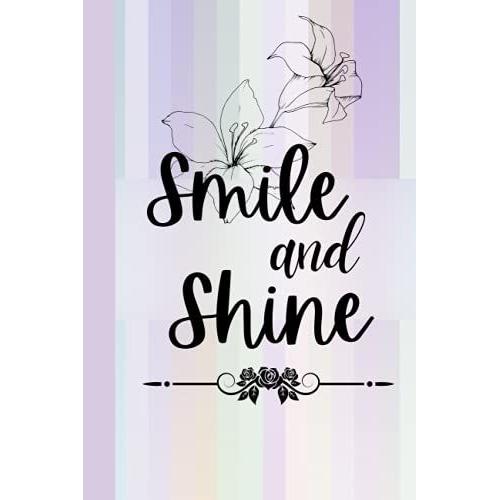 Smile And Shine: Pastel Rainbow Floral Journal - Blank Lined 6x9