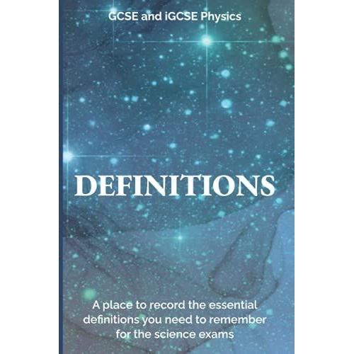 Physics Definitions Book