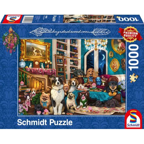 Puzzles Fête À La Bibliothèque, 1000 Pcs