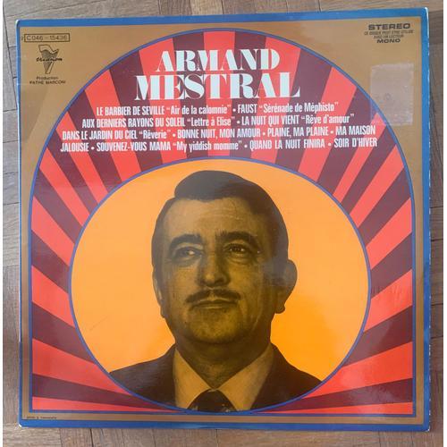 Vinyle 33 Tours Ancien : Armand Mestral. Trianon - Pathé Marconi