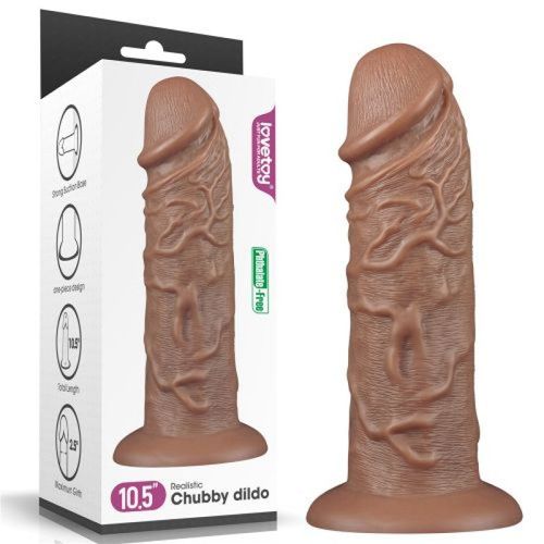 Gode Xl Chubby Dildo 23 X 6.5cm Marron