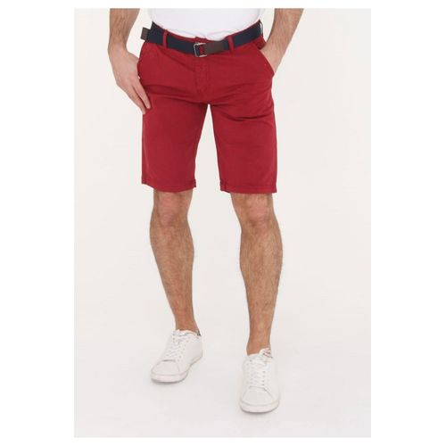 Short En Chino Rouge Homme