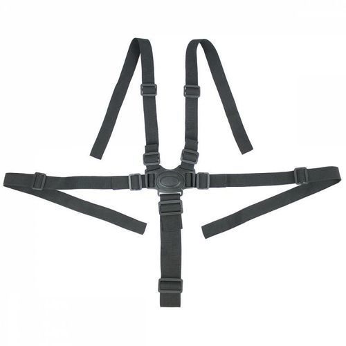 Monsieur Bébé ® Harnais De Sécurité Universel 5 Points Pour Chaise Haute Bébé - Noir