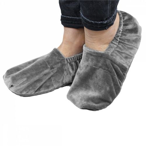 Vivezen - Chaussons Chauffants Universels Taille 36 Au 43 - Gris