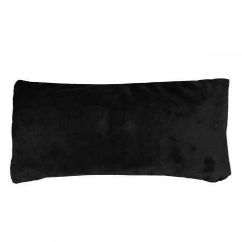 Vivezen ® Bouillotte Micro-Ondes 10 X 22 Cm Déhoussable Pour Toutes Parties Du Corps - Noir