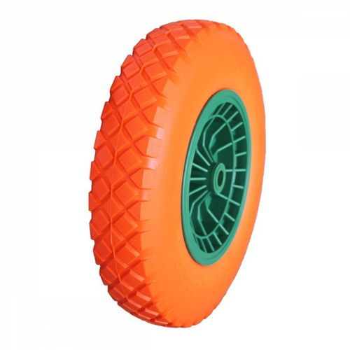 Linxor ® Roue increvable pour brouette 4.8 / 4.00-8 - Orange