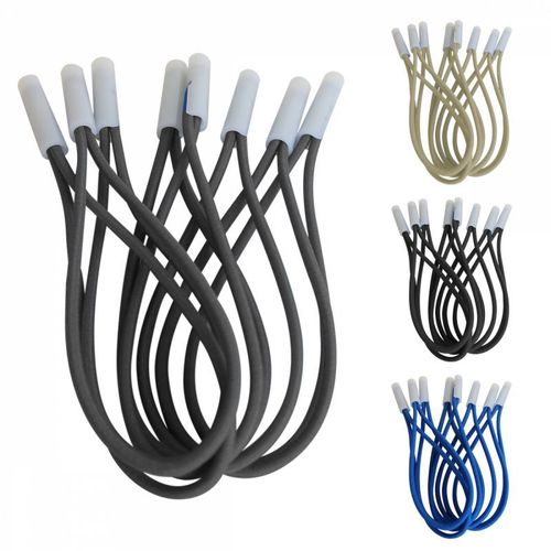 Linxor ® Lot de 10 tendeurs sandows Cabiclic avec embout basculant - Gris