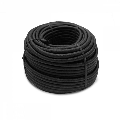 Linxor ® Bobine, rouleau de tendeur élastique - 25 mètres x 10 mm - Noir