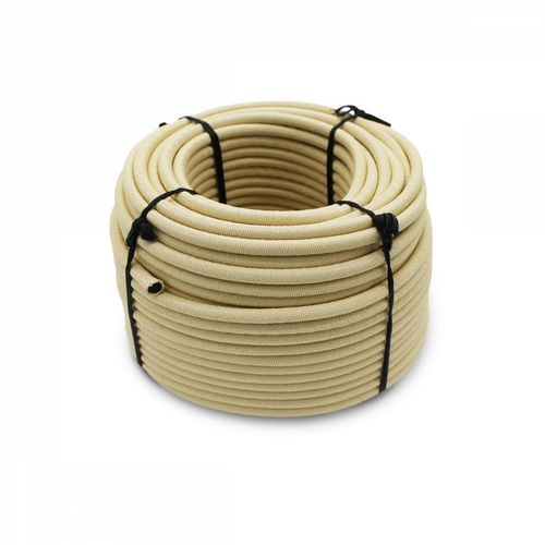 Linxor ® Bobine, rouleau de tendeur élastique - 50 mètres x 8 mm - Beige