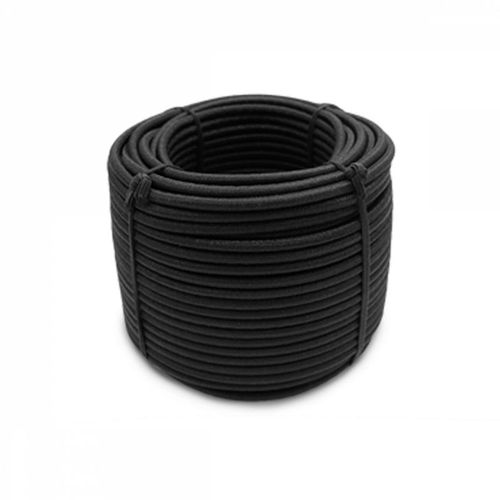 Linxor ® Bobine, rouleau de tendeur élastique - 25 mètres x 8 mm - Noir