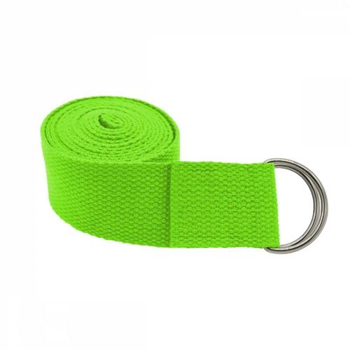 Vivezen ® Sangle, Ceinture De Yoga 183 X 3,8 Cm Réglable - Vert