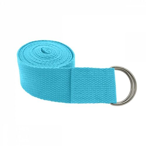 Vivezen ® Sangle, Ceinture De Yoga 183 X 3,8 Cm Réglable - Bleu