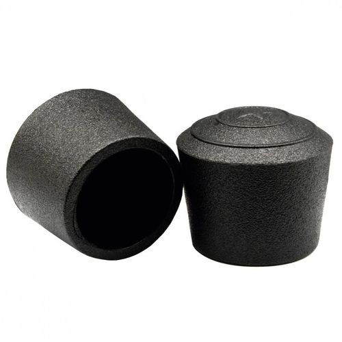 Vivezen - Lot De 10 Supports De Pieds Antidérapants - Caoutchouc - Diam 2.5 Cm - Noir