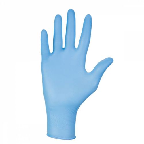 Vivezen - Boite De 100 Gants En Nitrile Jetables - Non Poudrés - Taille Xl - Bleu