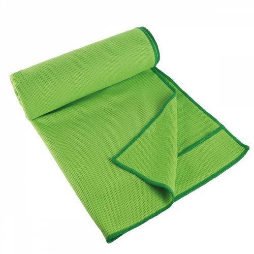 Vivezen - Serviette De Yoga 63 X 180 Cm Antidérapante - Vert