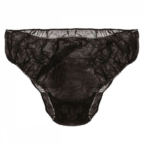 Vivezen - Lot De 20 Culottes Jetables En Tissu Non Tissé - Noir
