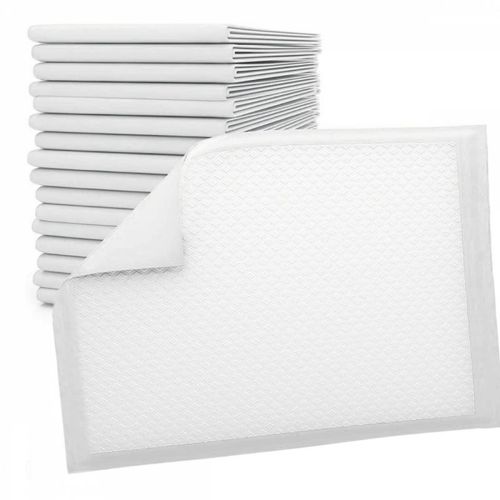 Vivezen - Lot De 50 Alèses Jetables, Imperméables - 40 X 60 Cm - Blanc