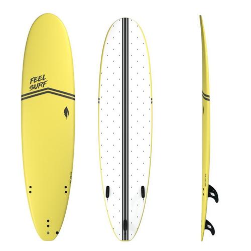 Planche De Surf En Mousse 8' Feel Surf - 8'0 X 23 X 3 5/16 - 69.52l - Jaune