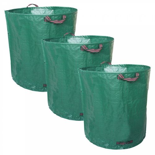 Linxor France ® Lot de 3 sacs de déchets 500L en PP 150g/m² autoportants