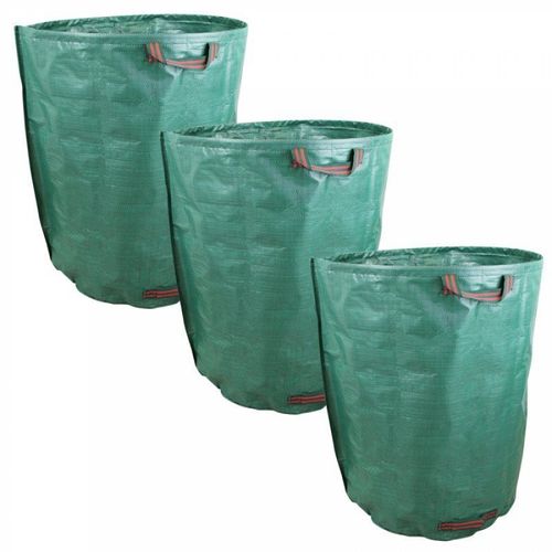 Linxor France ® Lot de 3 sacs de déchets 300L en PP 150g/m² autoportants