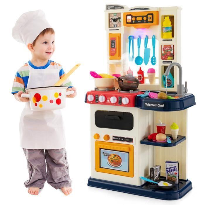 Ensemble de jouets d'aspirateur pour enfants - lumières, sons réalistes -  jouets de nettoyage de maison de jeu pour garçons et filles