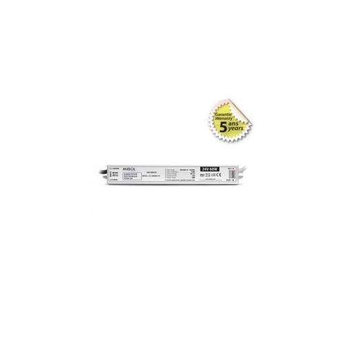 Alimentation pour LED 60W - 24V DC - IP67 - GARANTIE 5 ANS EL-100470