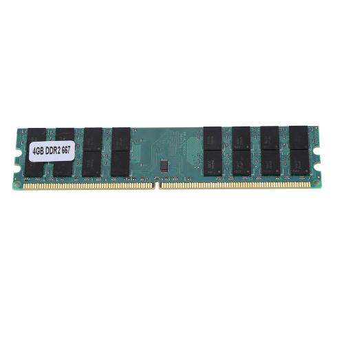 Mémoire RAM 4Go, 667 MHz 4Go Module de Mémoire RAM DDR2 240 Pin Transmission sans Perte Grande Capacité pour AMD