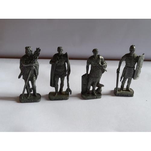 4 X Kinder Metal : Les Romains Série Complete Lot 4