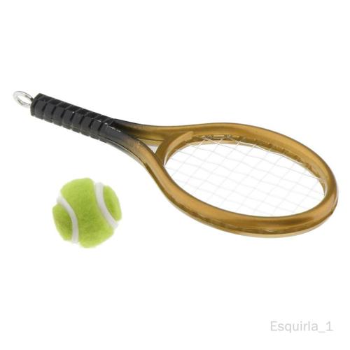 1 / 6ème Jouets Accessoires De De Sport De Tennis Pour Figurines De 12 Pouces Kumik D'or