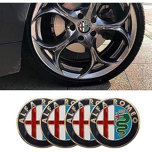 4 Pièces Pour Alfa Romeo 60mm Capuchons De Moyeu De Roue Abs Capuchon De Moyeu Couvercle De Moyeu De Roue Capuchons De Jante Accessoires En Fiber De Carbone Auto