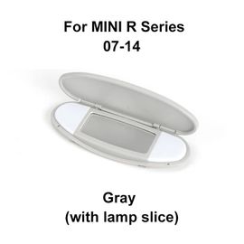 Panneau De Pare-Soleil De Voiture,Couvercle De Miroir De Vanité Pour Mini Cooper S One D Jcw R55 R56 R57 R59 R60,Accessoires D'nik - Type Gray-Lamp Slice #A